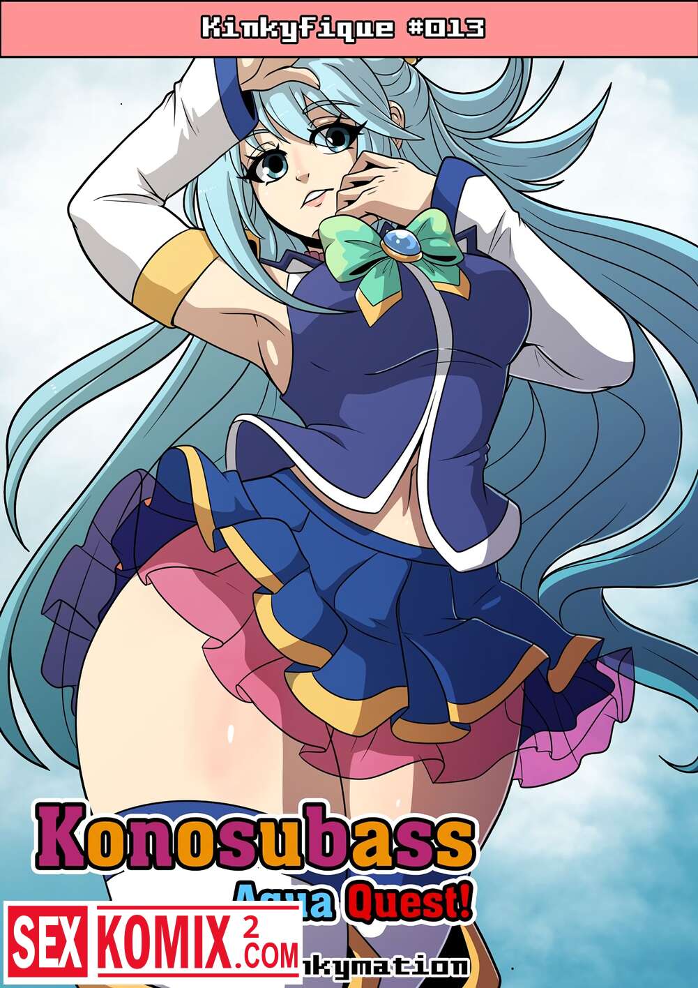 Порно комикс Konosubass. Задание Аквы.
