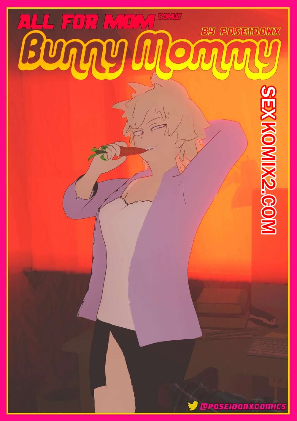 Порно комикс Академия. Все для мамы. Мамочка кролик. All For Mom. Bunny Mommy. PoseidonX.