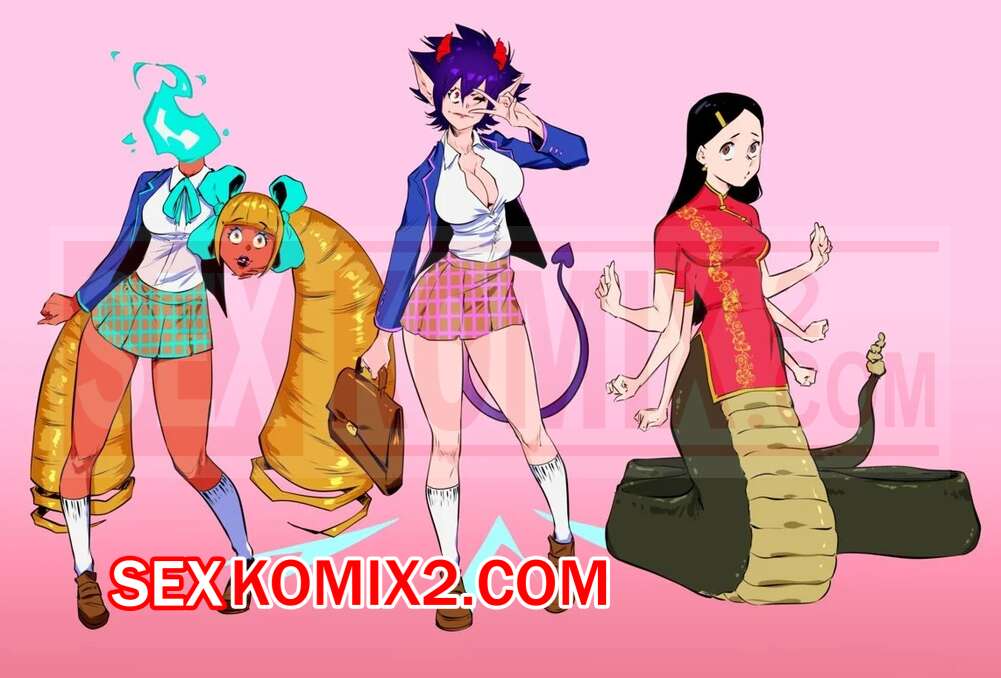 Порно комикс Академия девушек монстров. Часть 6. Monster Girl Academy. Worky Zark