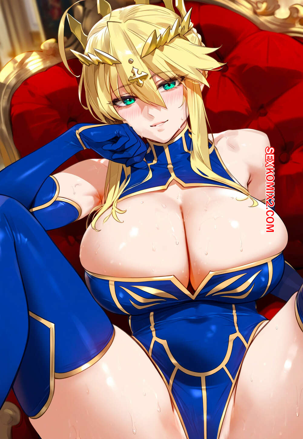 Порно комикс Artoria Pendragon x BBC. Floxin