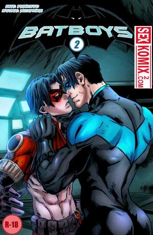 Порно комикс Бэтмальчики. Часть 2.
