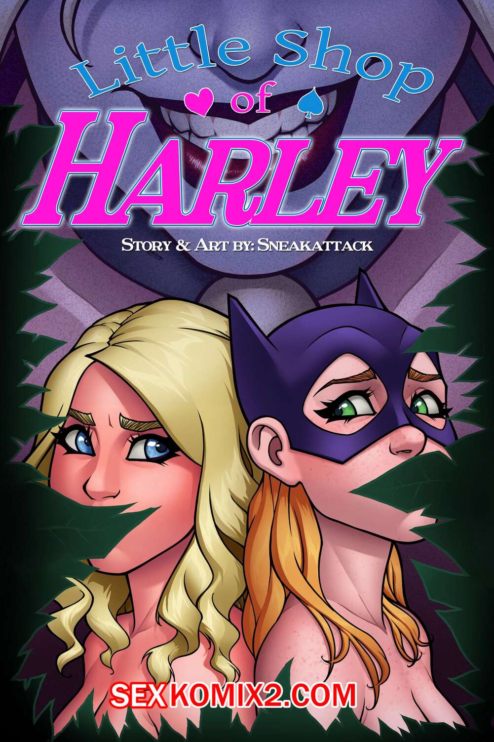 Порно комикс Бэтмен. Маленький магазин Харли. Little Shop of Harley. SneakAttack1221