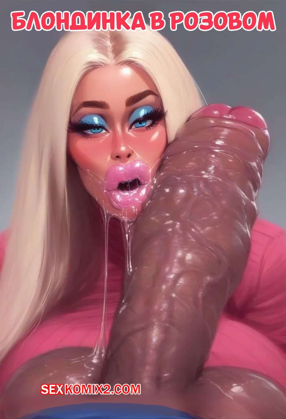 Порно комикс Блондинка в розовом. Blonde in Pink. Skidd2345.