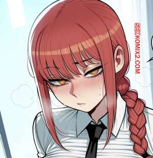 Порно комикс Человек бензопила. Контроль разума Макимы. Makima Mind Control. 11 22.