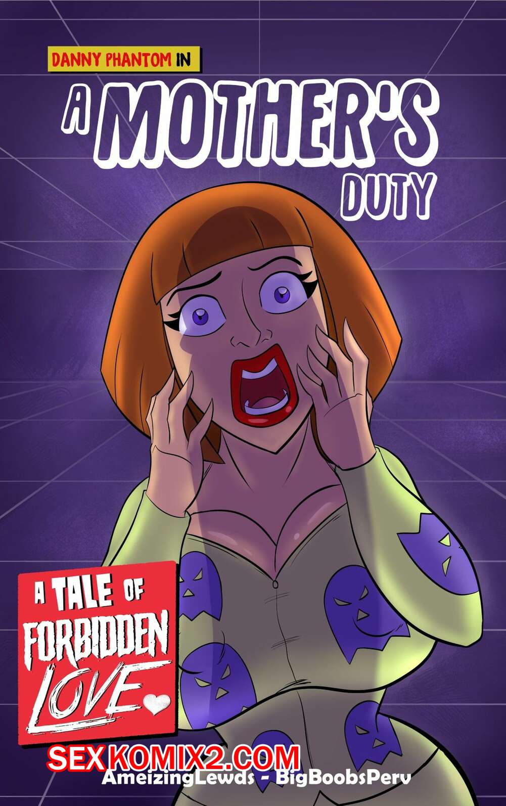 Порно комикс Danny Phantom. Материнский долг. A Mothers Duty. Ameizing Lewds.