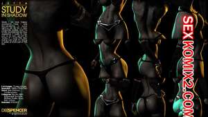 Порно комикс 3D DBSpencer. Этюд в тени. Image Sets. A Study in Shadow