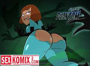 Порно комикс Дэнни-призрак. Призрачная задница. DatGuyPhil.