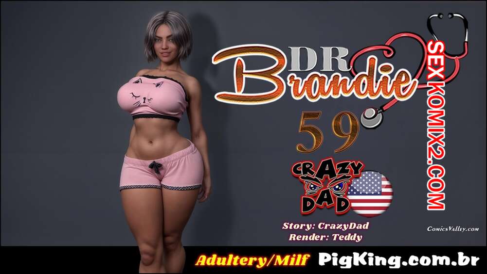 Порно комикс Доктор Брэнди. Часть 59 и 60. Doctor Brandie. CrazyDad3D
