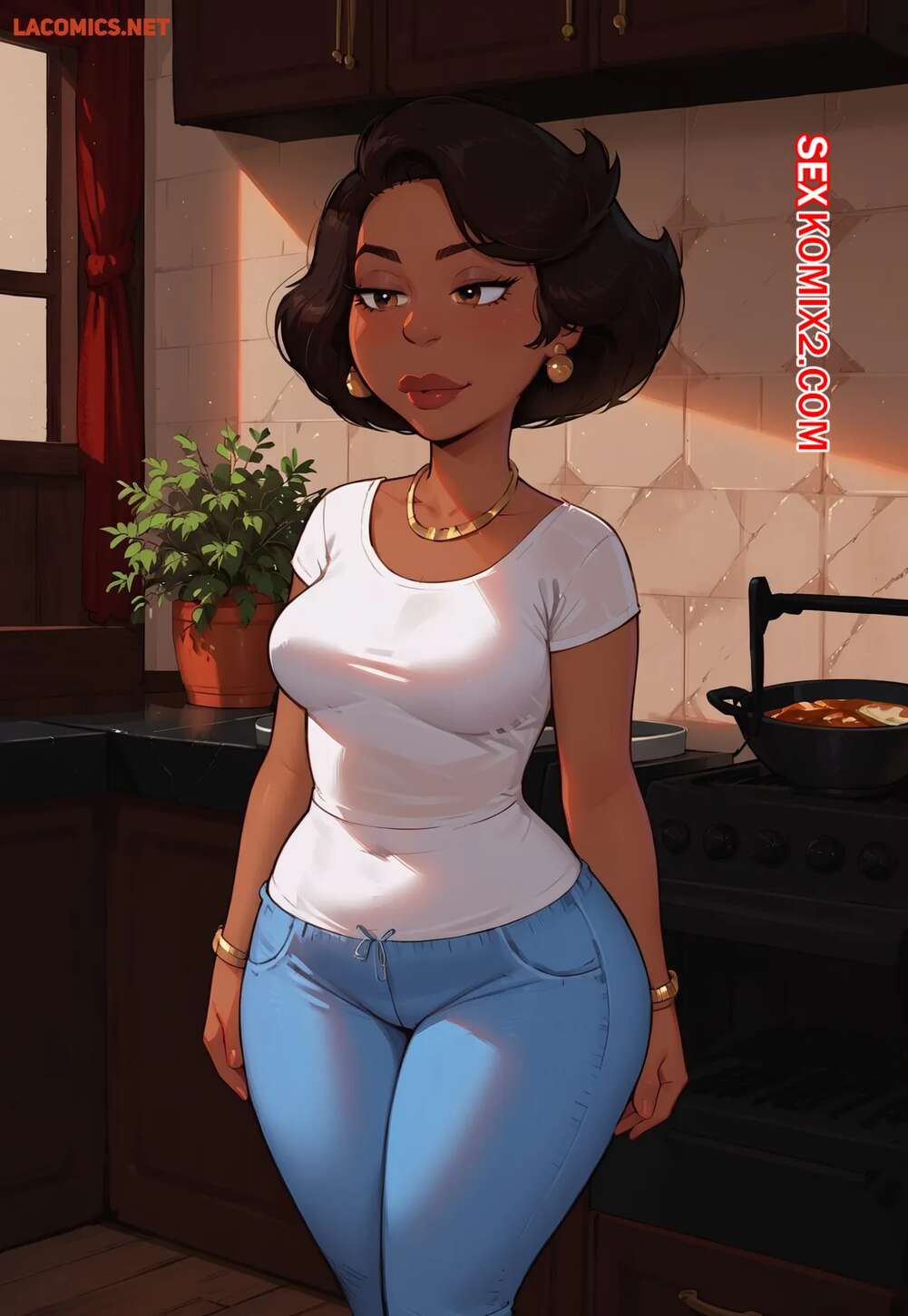 Порно комикс Donna Tubbs House Tour. LowFireStudios