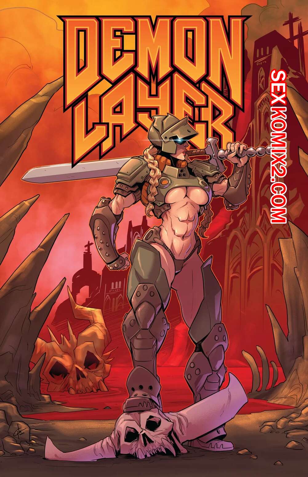 Порно комикс Doom. Убийца демонов. Demon Layer. Garth Graham. Temporal Wolf