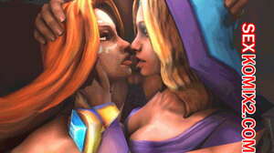 Порно комикс Дота. Гифки