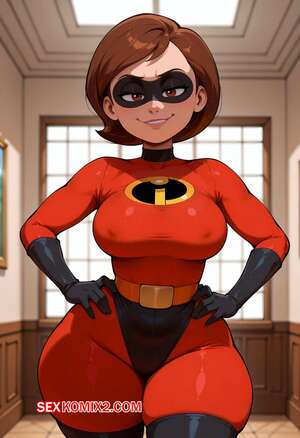 Порно комикс Elastigirl x BBC. Floxin