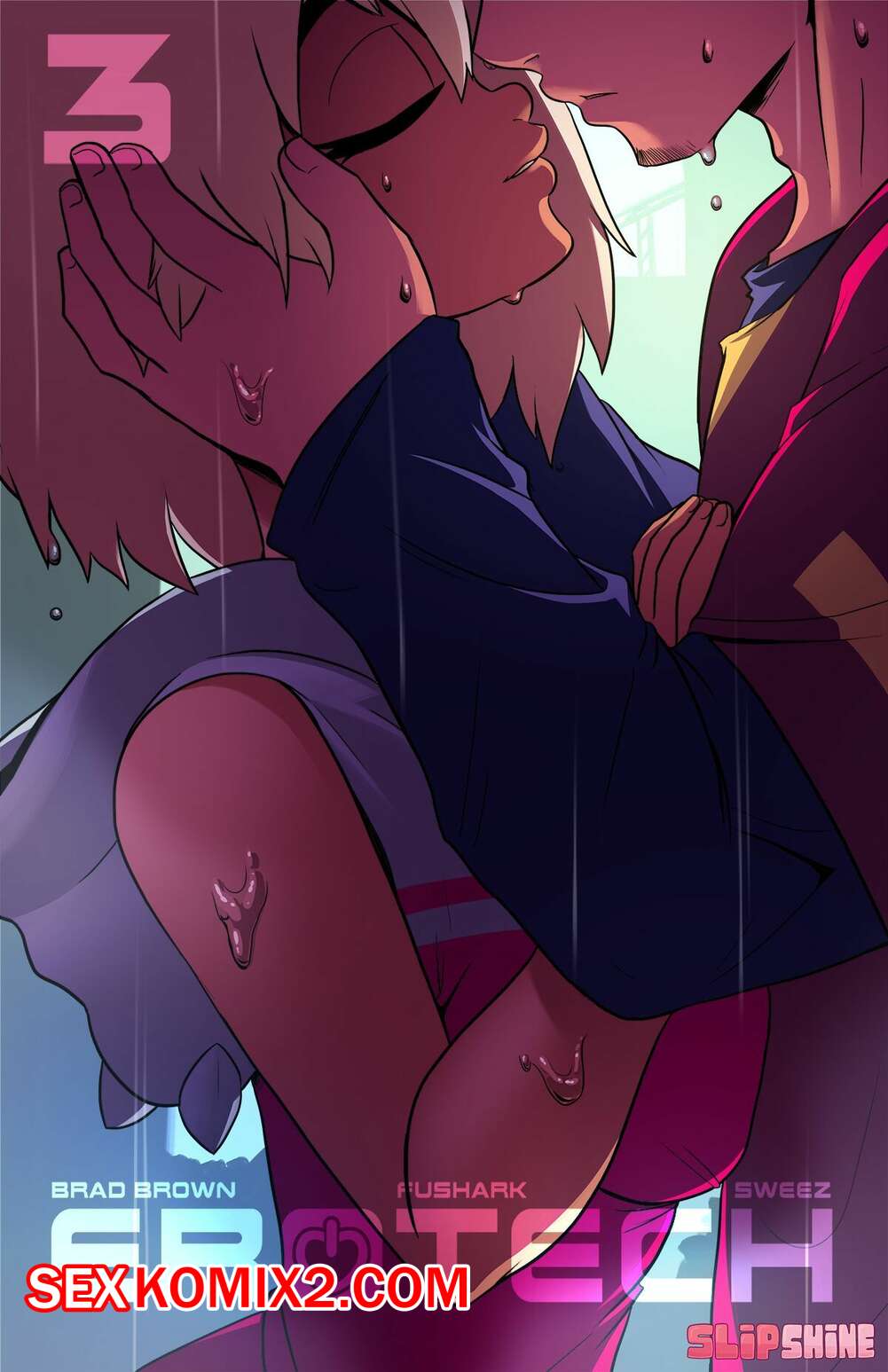 Порно комикс Эротеч. Erotech. Часть 3. Slipshine.