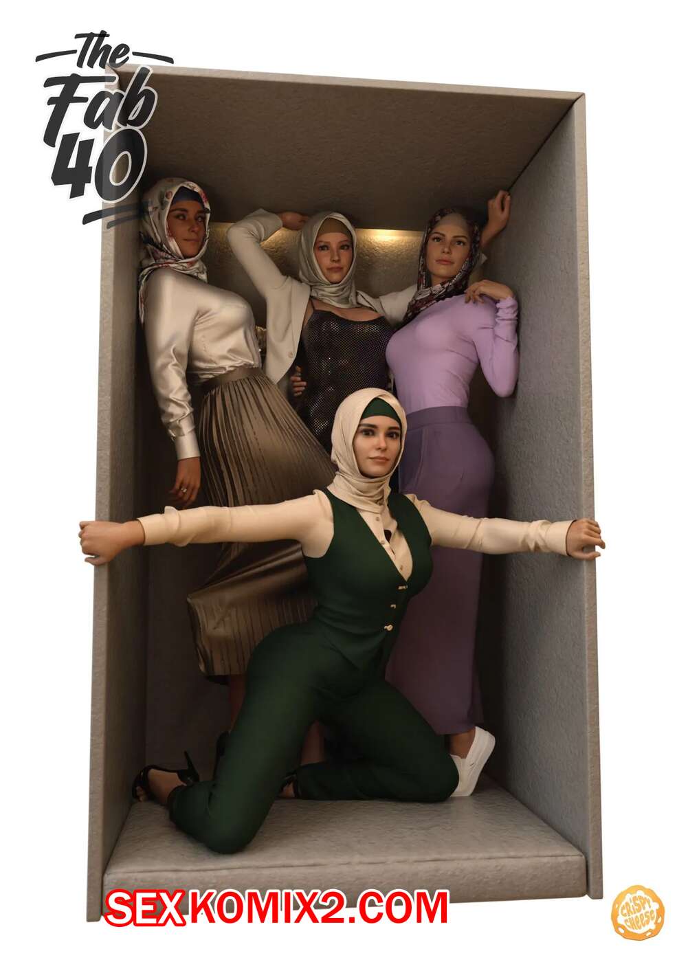 Порно комикс Фэб 40. The Fab 40. Crispy Cheese