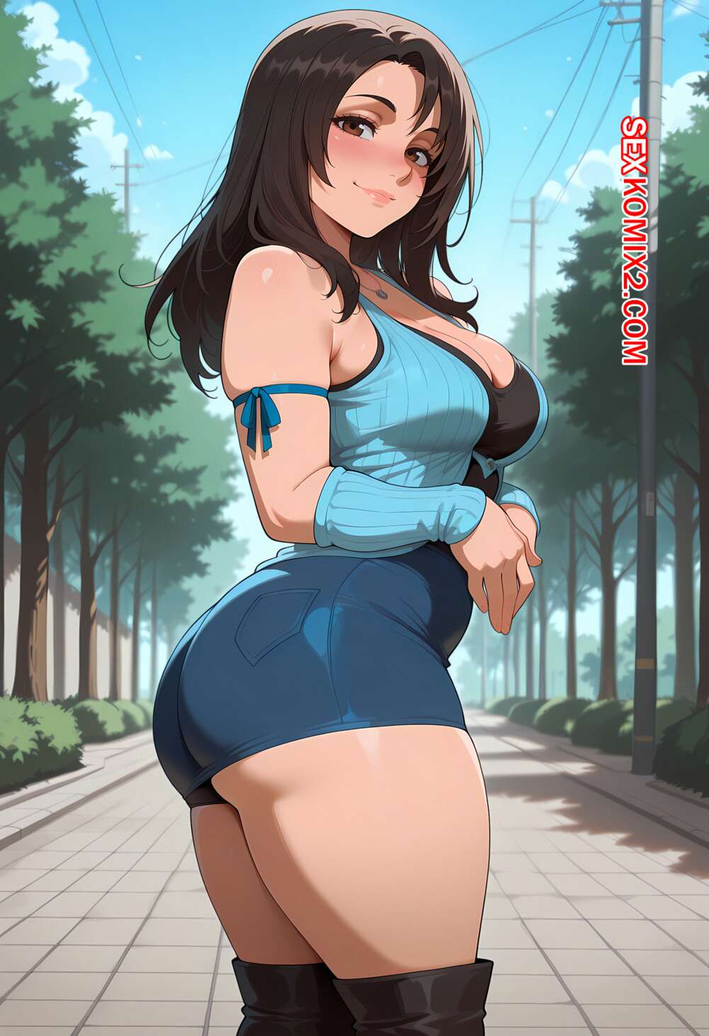 Порно комикс Final Fantasy. Rinoa x BBC. Floxin