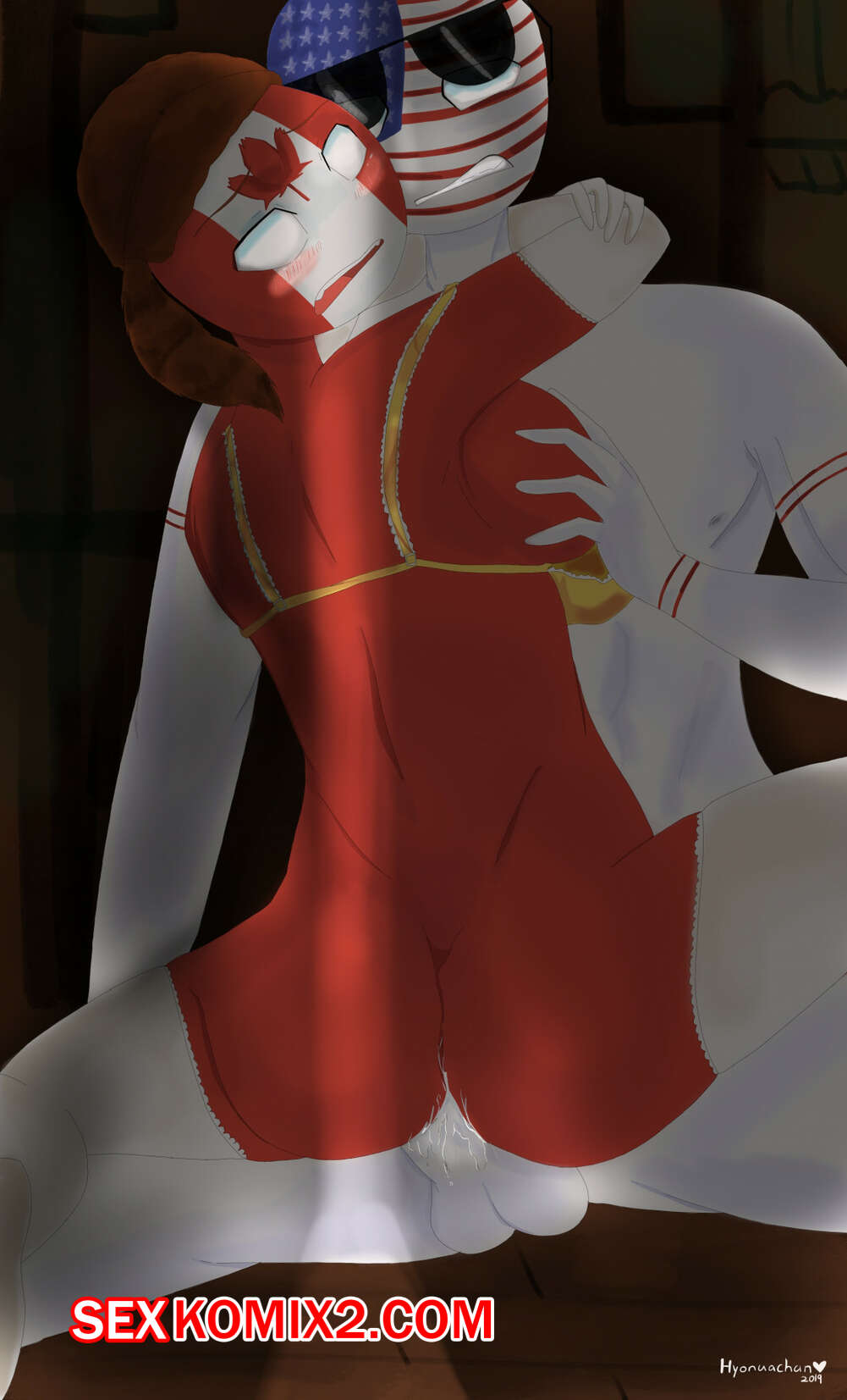 Порно комикс Флаги. Подборка. Countryhumans