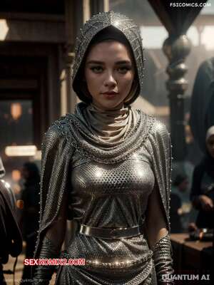 Порно комикс Florence Pugh. Dune. QuantumAI