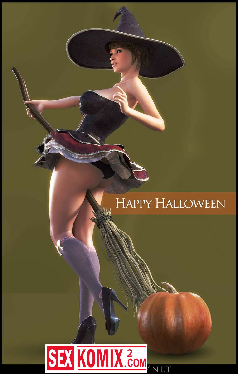 Порно комикс Фото персонажей NLT Media.