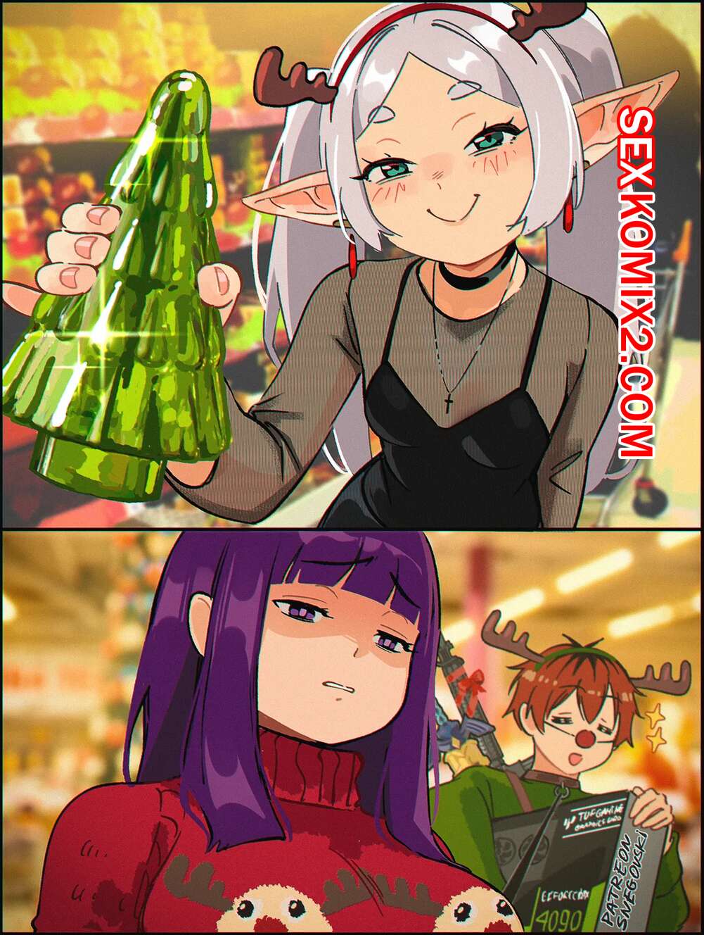 Порно комикс Frierens toy. Snegovski.