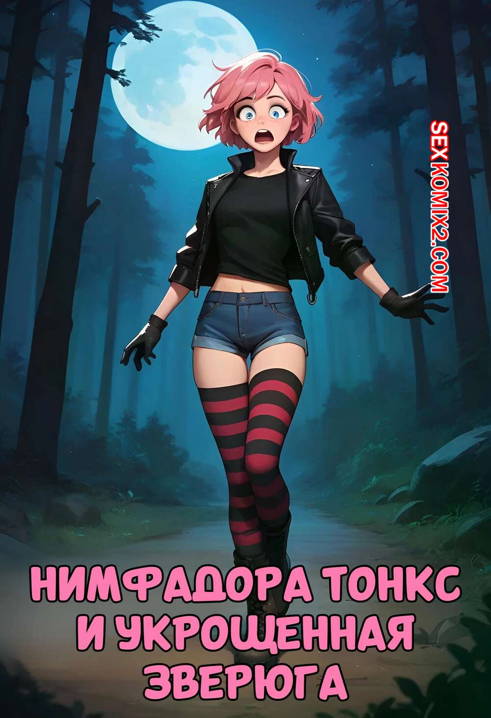 Порно комикс Гарри Поттер. Нимфадора Тонкс и укрощенная зверюга. Kain200