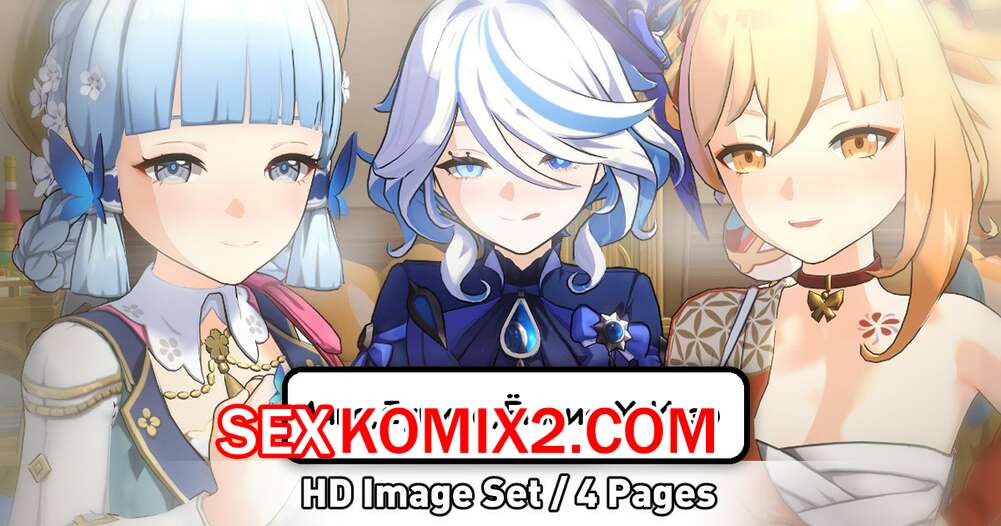 Порно комикс Genshin Impact. Аяка, Фурина, Ёимия X Итэр. PastaPaprika