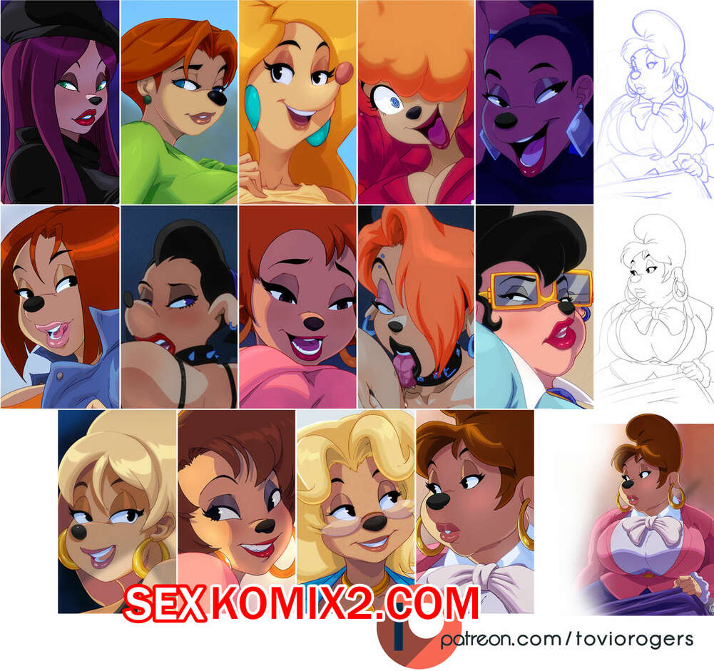 Порно комикс Goofy Girls. Tovio Rogers.
