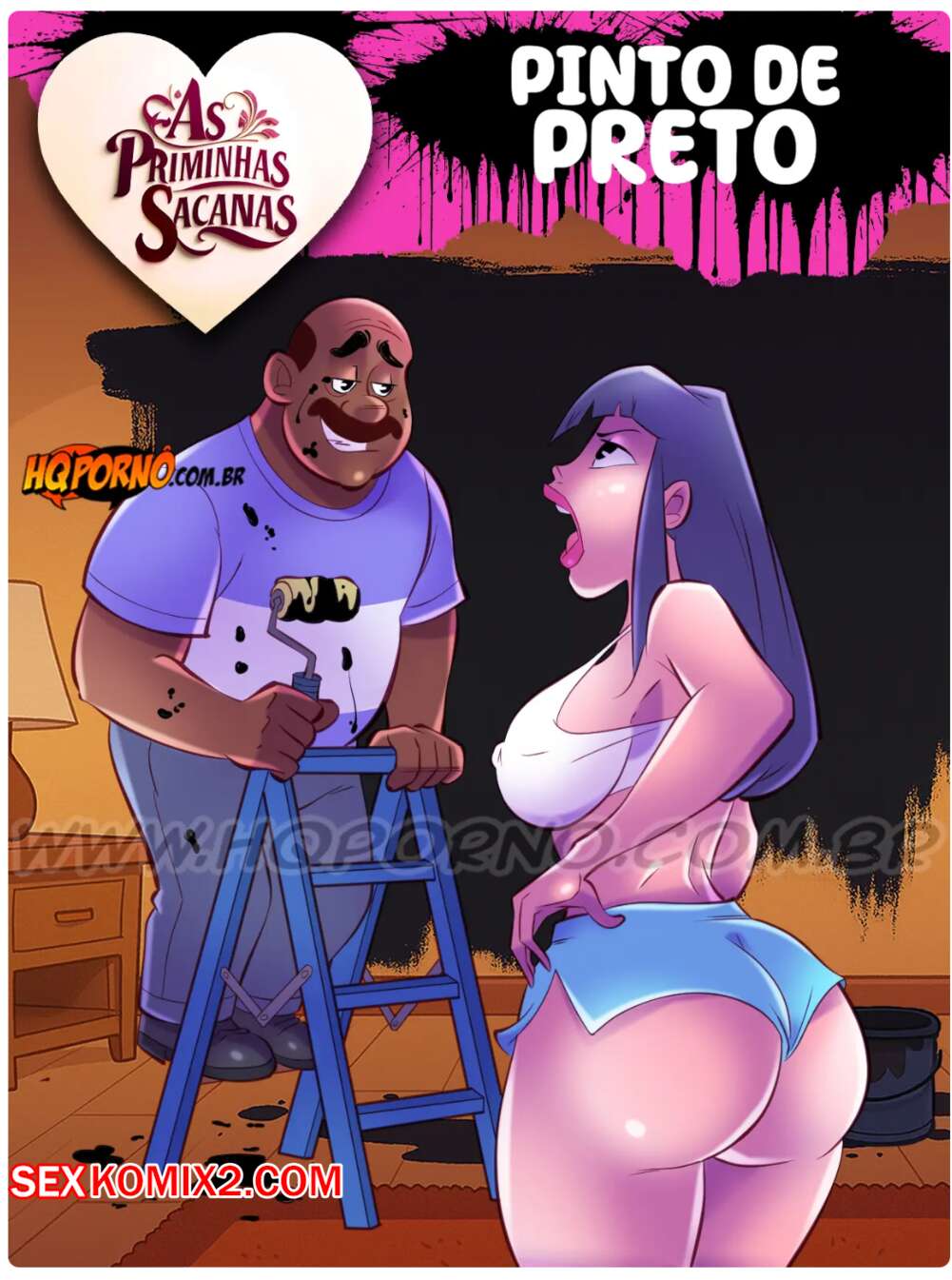 Порно комикс Грязные маленькие кузины. Часть 9. As priminhas sacanas. HQPorno