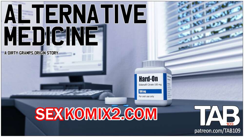 Порно комикс Грязный старик. Альтернативный метод. Dirty Gramps. Alternative Medicine. Tab109.