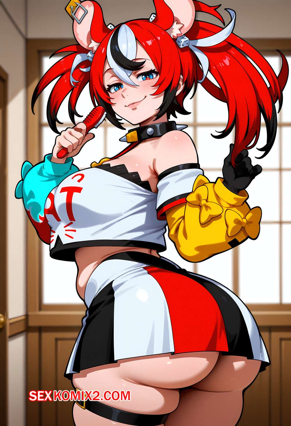 Порно комикс Hakos Baelz. Floxin