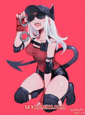 Порно комикс Helltaker. Fuck the Police. Militia