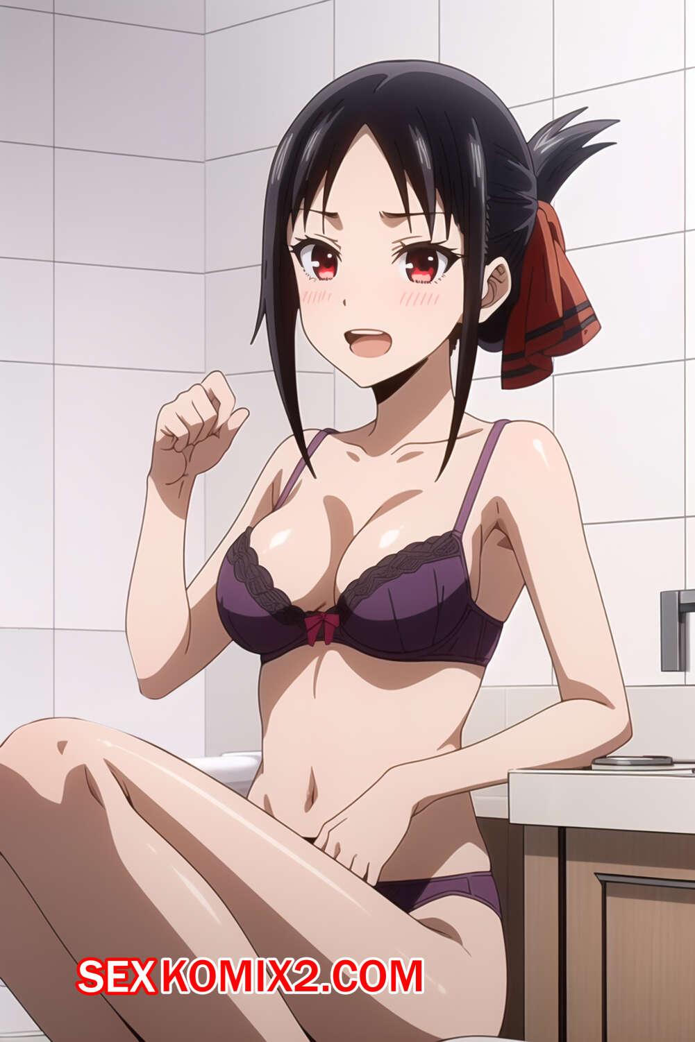 Порно комикс Kaguya Shinomiya and Jean. ArimaAgamiAI