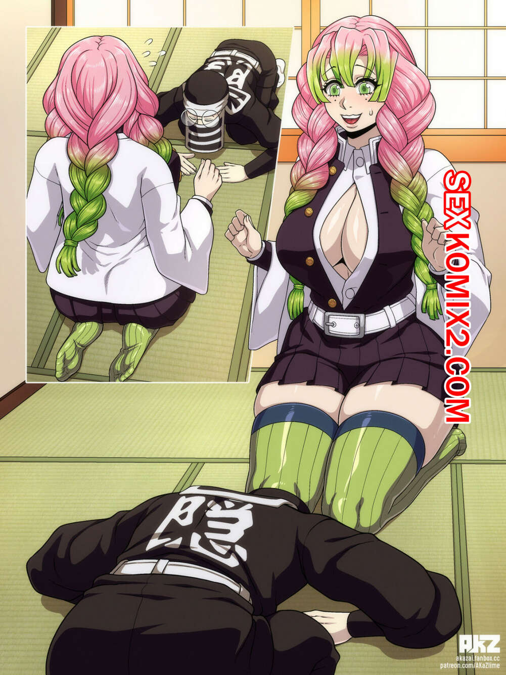 Порно комикс Канродзи Мицури. Kanroji Mitsuri