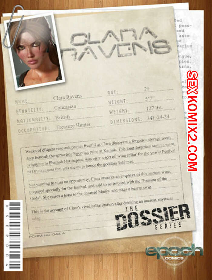 Порно комикс Клара Рэвенс. Досье. Часть 4