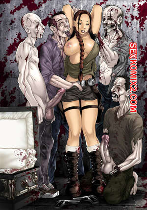 Порно комикс Лара Крофт