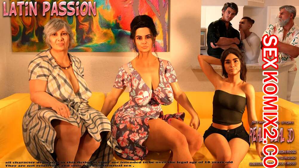 Порно комикс Латинская страсть. Latin Passion. RealDeal3D