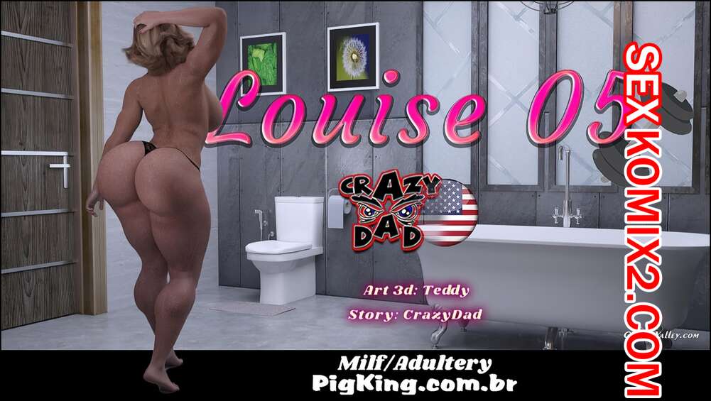 Порно комикс Луиза. Часть 5. CrazyDad3D