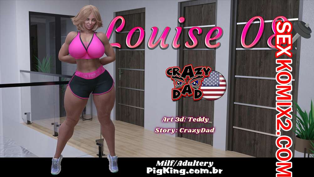 Порно комикс Луиза. Часть 8. CrazyDad3D