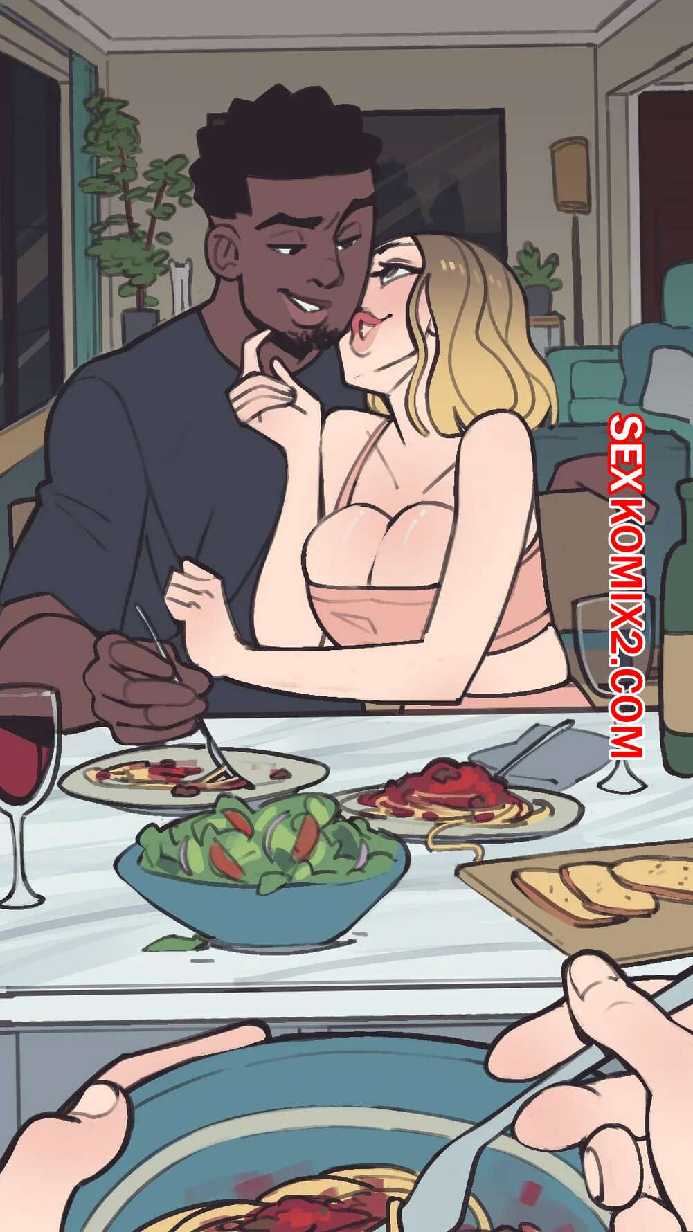 Порно комикс Мама имеет дело с моим задирой. Часть 2. Mom Deals With My Bully. NotEnoughMilk