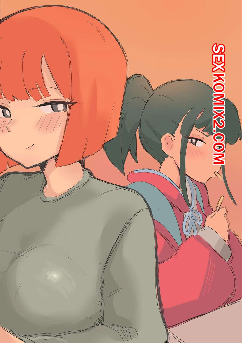 Порно комикс Mcdonalds. Family Fight. Cafin