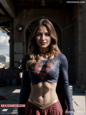 Порно комикс Melissa Benoist. Kara Danvers. QuantumAI