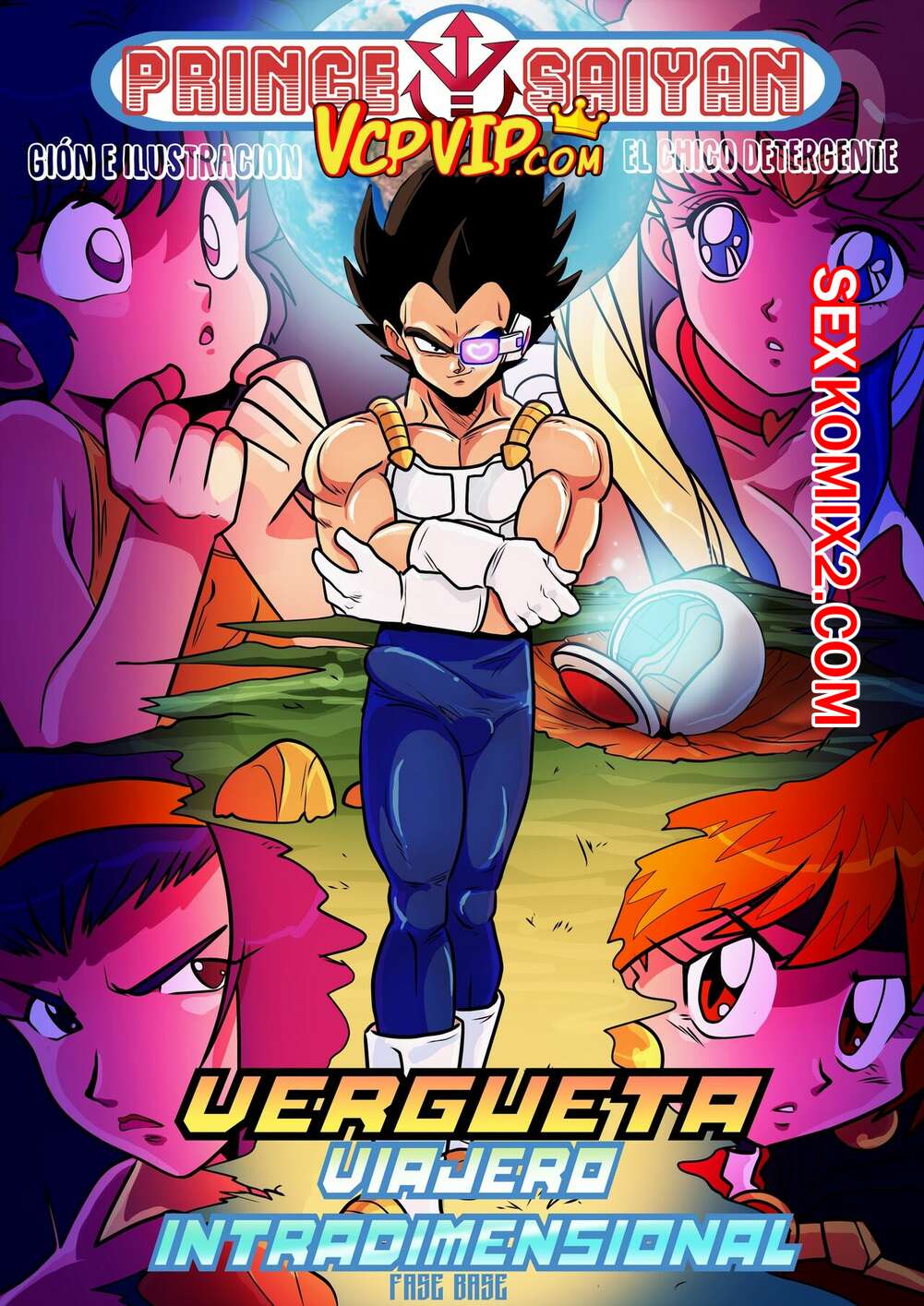 Порно комикс Межпространственный путешественник Вергета. Vergueta Viajero Intradimensional