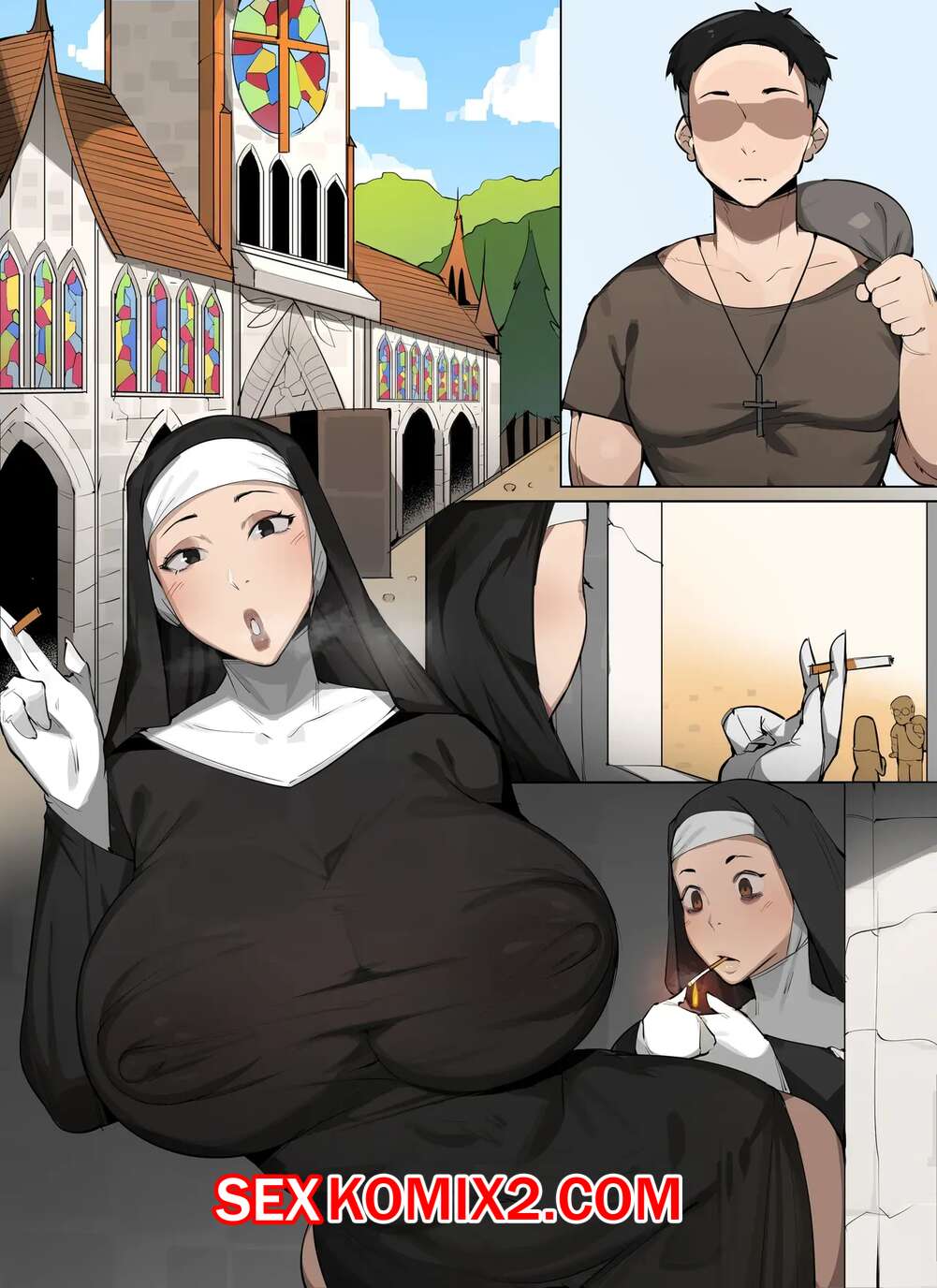 Порно комикс Мольба о сексе. Pray For Sex. Elijahzx