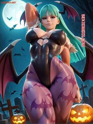Хентай Манга Morrigan Aensland. Pein