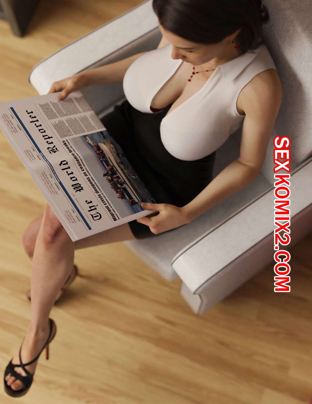 Порно комикс Мощный. Powerful. Mr.FOXX