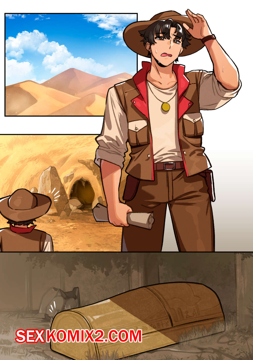 Порно комикс Мумия. Mummy. 6no1