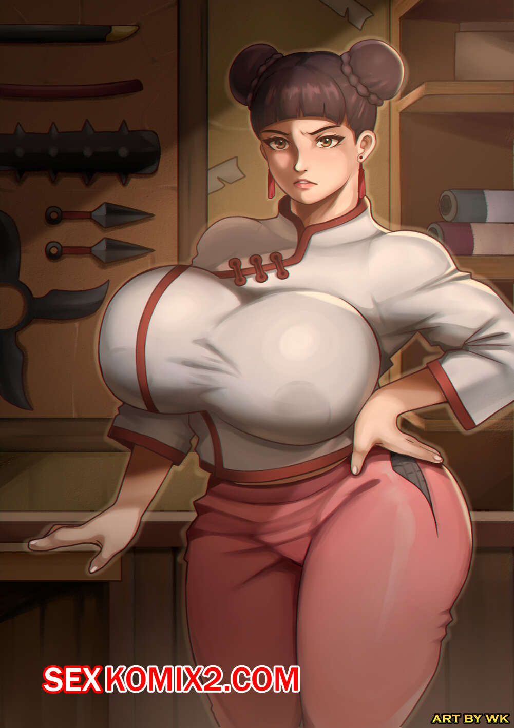 Порно комикс Наруто. Тентен и приключение в магазине. Tenten And Your Adventure In Your Store. WK