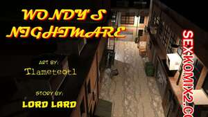 Порно комикс 3D Ночной кошмар Чудо Женщины. Wondys Nightmare. Tlameteotl