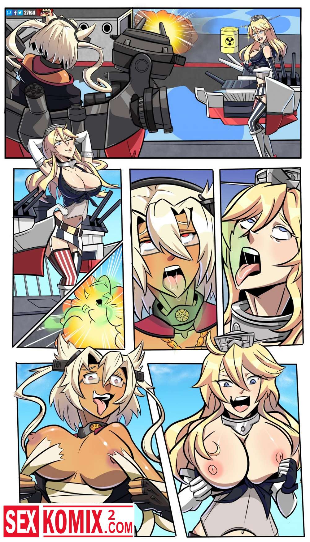 Порно комикс Одержимость Кантай.