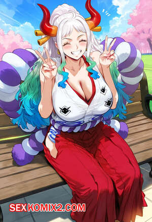 Порно комикс One Piece. Yamato And The Big Black Foreigner. Himeno