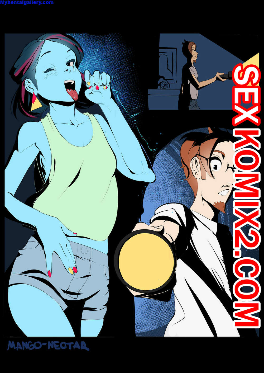 Порно комикс Похотливый призрак. Ghost Succ.